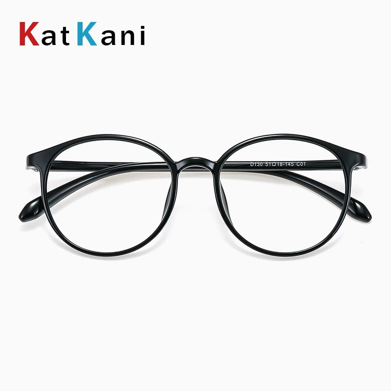 KatKani Unisex Full Rim Round Tr 90 Eyeglasses D130 Full Rim KatKani Eyeglasses   