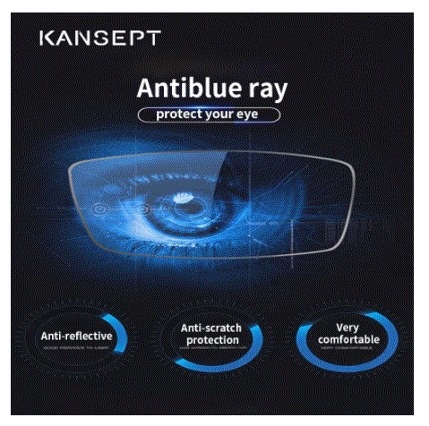Kansept 1.74 Aspheric Single Vision  Anti Blue Hyperopic Lenses Lenses Kansept Lenses   