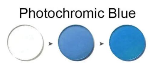 Hotony Single Vision Fun Color Photochromic Lenses.