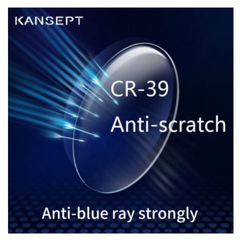 Kansept CR-39 Resin Non-Prescription Anti Blue Lenses Lenses Kansept Lenses   
