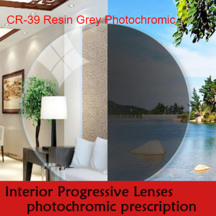 Bolluzzy Interior Progressive CR-39 Resin Photochromic Grey Lenses Lenses Bolluzzy Lenses   