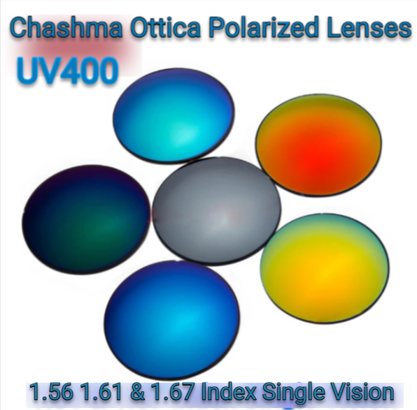 Chashma Ottica Single Vision Polarized Tinted Lenses Lenses Chashma Ottica Lenses   
