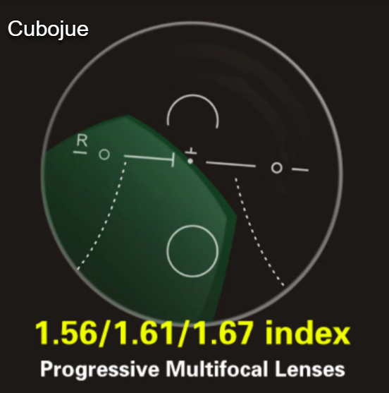 Cubojue Polycarbonate Progressive Clear Lenses Lenses Cubojue Lenses   