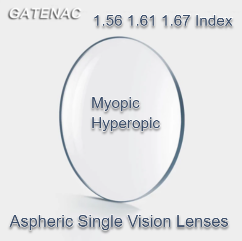 Gatenac Single Vision Clear Aspheric Lenses Lenses Gatenac Lenses   