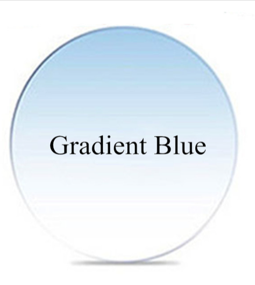 Chashma Ochki Single Vision Gradient Tint 1.61 & 1.67 Index MR 7/8 Lenses Lenses Chashma Ochki Lenses 1.61 Index MR-8 Blue 