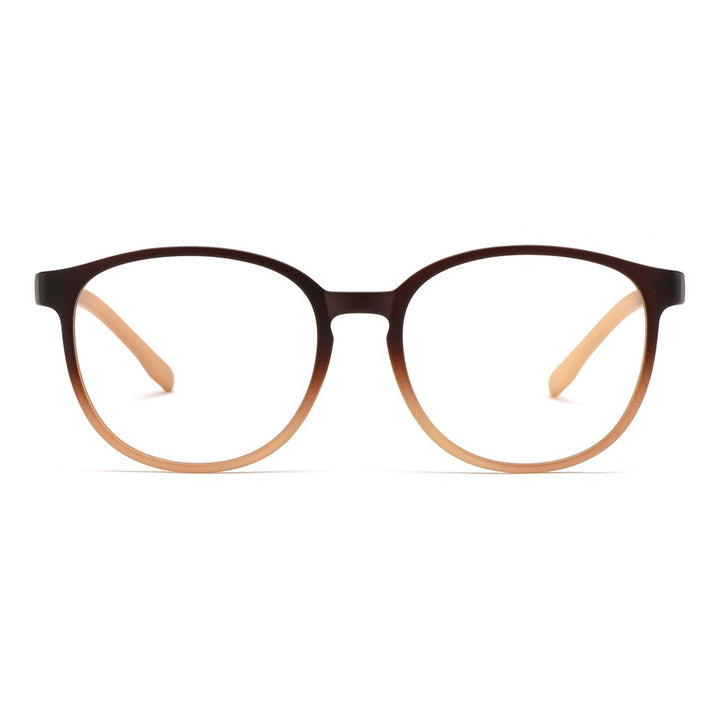 Women's Eyeglasses Round Flexible Legs Ultralight Plastic Tr90 Frame Md5092 Frame Gmei Optical   