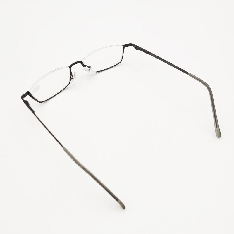 Yujo Unisex Alloy Semi Rim Square Frame Reading Glasses Y006 Reading Glasses Yujo   