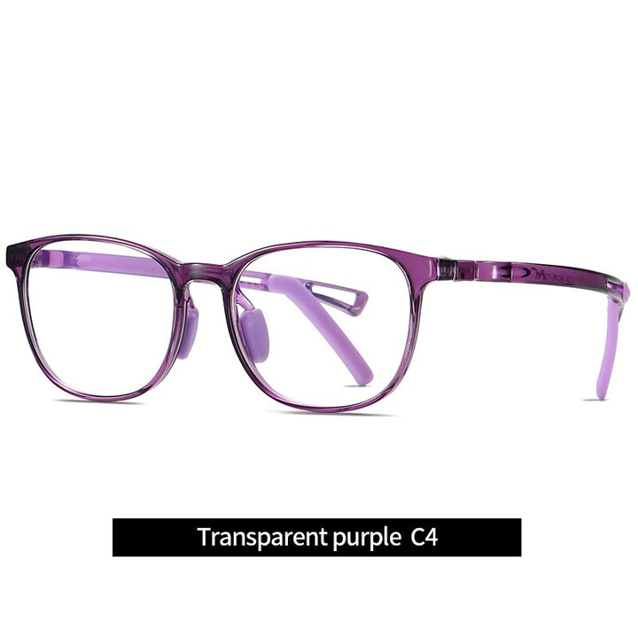 Reven Jate Kids' Eyeglasses 5111 Flexible Frame Reven Jate transparent purple  