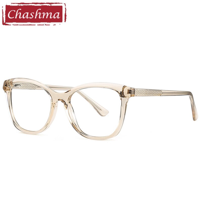 Women's Eyeglasses Frame Acetate 2019 Frame Chashma Champagne  