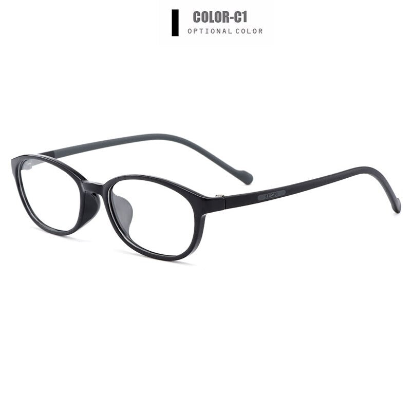 Gmei Men's Eyeglasses Ultralight Flexible Tr90 Small Face M8031 Full Rim Gmei Optical C1  