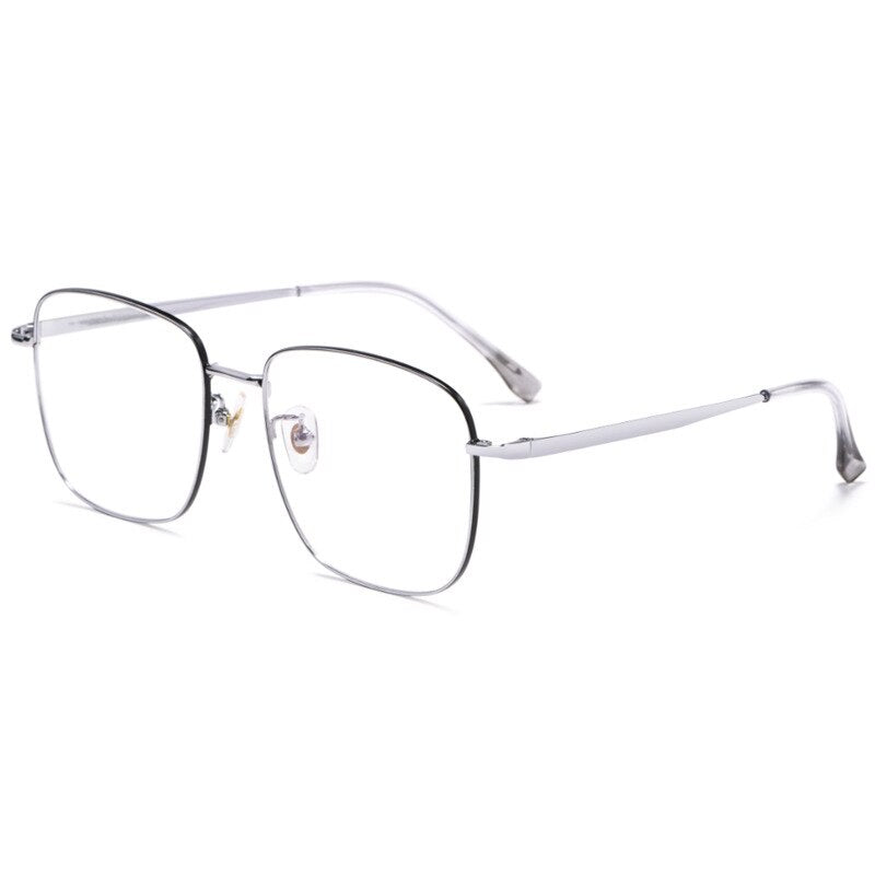 Yimaruili Unisex Full Rim Titanium Round Frame Eyeglasses T3501 Full Rim Yimaruili Eyeglasses   