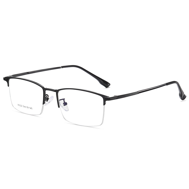 KatKani Men's Semi Rim Alloy Frame Eyeglasses 86022 Semi Rim KatKani Eyeglasses   
