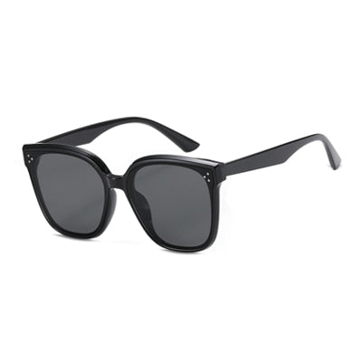 Ralferty Women's Sunglasses Cat Eye Oversized W20123 Sunglasses Ralferty C2 Shiny Black  