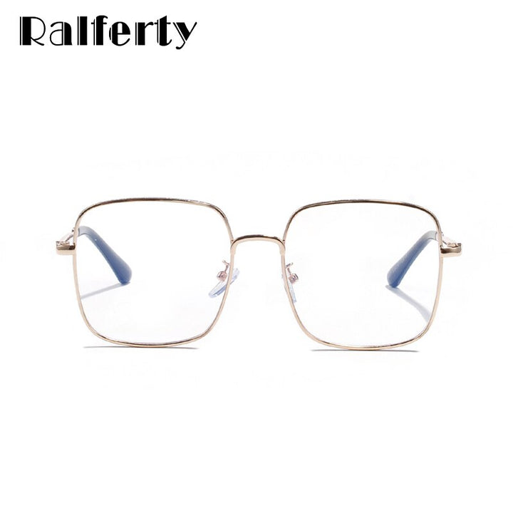 Ralferty Women's Eyeglasses Big Square W9091 Frame Ralferty   