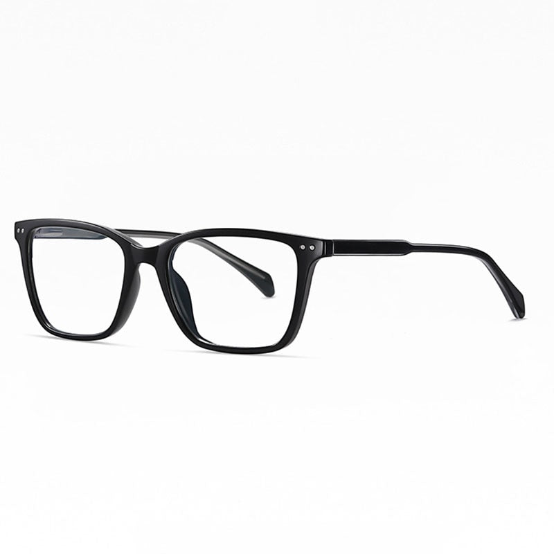 Hotochki Unisex Full Rim TR-90 Resin Frame Eyeglasses Tr3514 Full Rim Hotochki ShinyBlack C01-P81  
