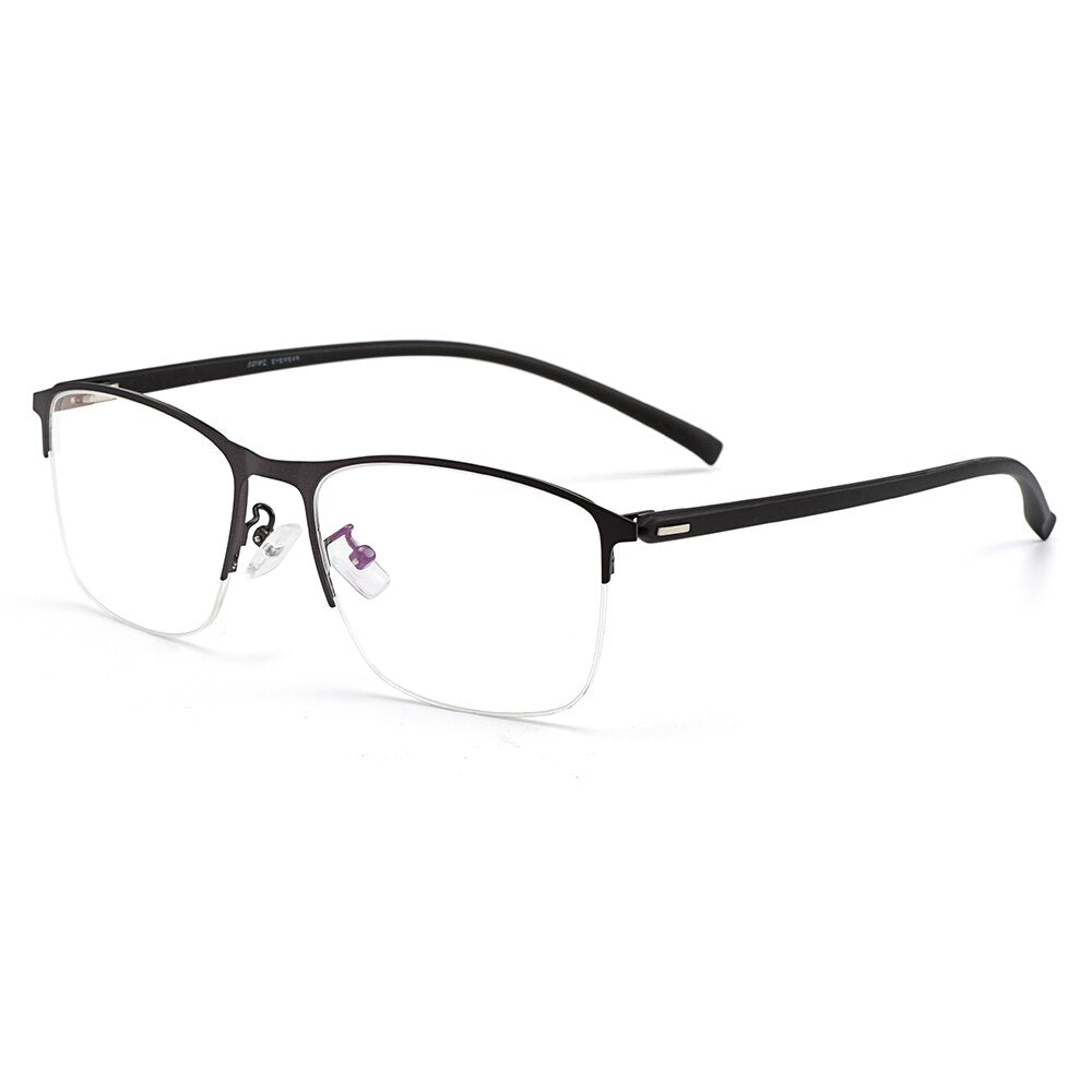 Men's Eyeglasses Ultralight Alloy Tr90 Temples Legs S61005 Frame Gmei Optical C22  