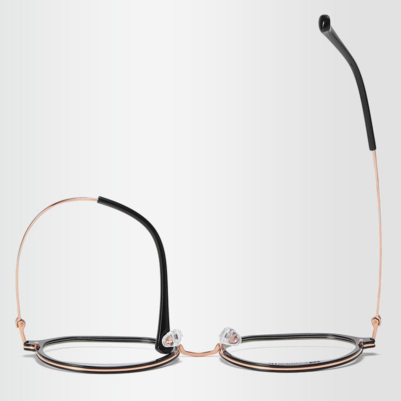 Hotochski Unisex Full Rim Round Beta Titanium Frame Eyeglasses 7012 Full Rim Hotochki   