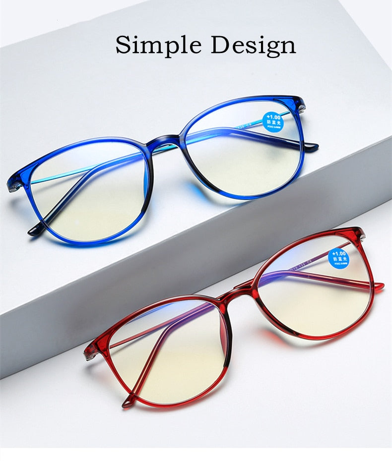 Yimaruili Unisex Full Rim Acetate Frame Myopic Or Presbyopic Anti Blue Light Reading Glasses Y872 Reading Glasses Yimaruili Eyeglasses   
