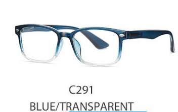 Oveliness Unisex Full Rim Square Tr 90 Titanium Presbyopic Reading Glasses 6102 Reading Glasses Oveliness +100 c291 blue 