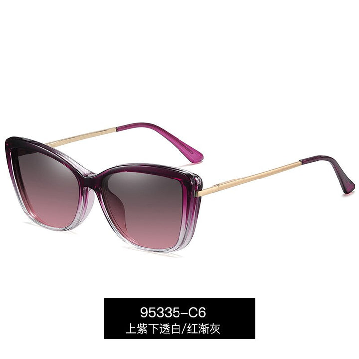 Women's Eyeglasses Polarized Sunglasses Magnetic Clip On 95335 Sunglasses Reven Jate C6  