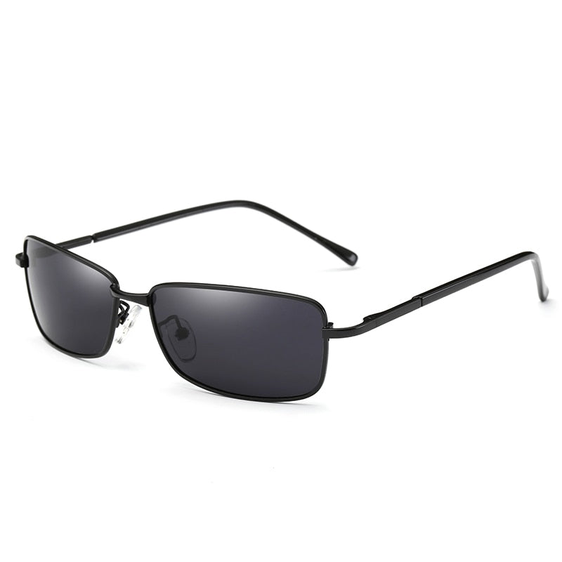 Aidien Unisex Full Rim Alloy Frame Myopic Lens Sunglasses 9126 Sunglasses Aidien Black (Black Frame) 0 