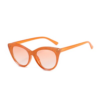 Ralferty Women's Sunglasses Cat Eye W2232 Sunglasses Ralferty C3 Shiny Orange  