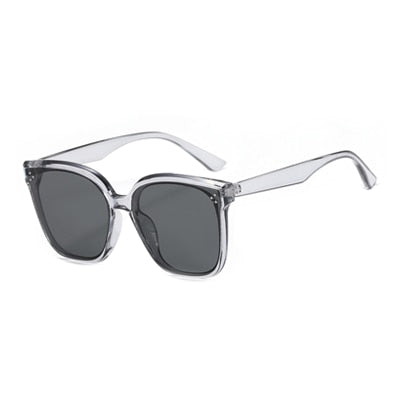 Ralferty Women's Sunglasses Cat Eye Oversized W20123 Sunglasses Ralferty C4 Clear Gray  