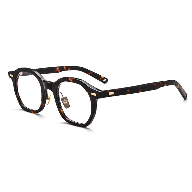 Gatenac Unisex Full Rim Square Acetate Frame Eyeglasses Gxj33 Full Rim Gatenac 2  