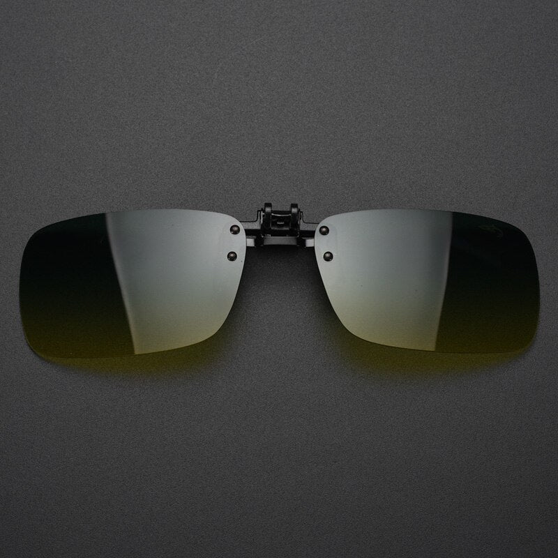 Cook Shark Polarized Men's Sunglasses Clip Driving Glasses Clip Driving Uv Sunglasses Cook Shark Photochromic China Black