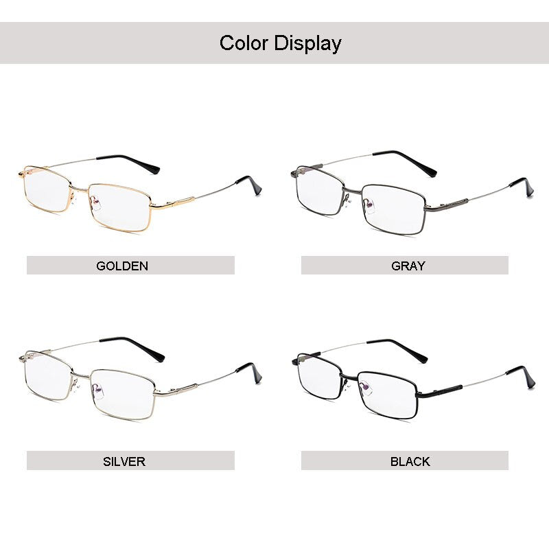 Aissuarvey Men's Full Rim Memory Alloy Frame Eyeglasses As18341 Full Rim Aissuarvey Eyeglasses   