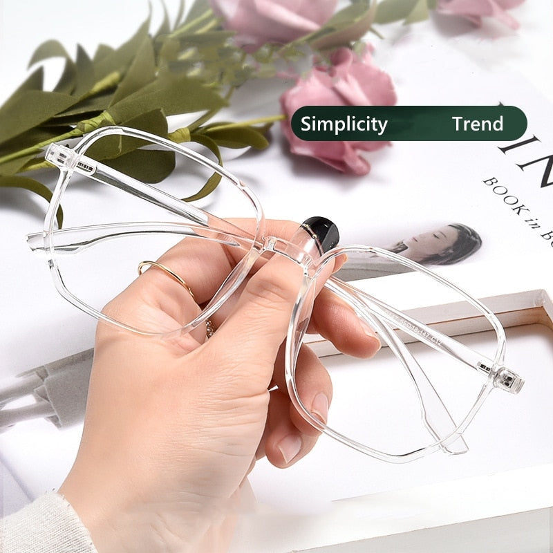 Yimaruili Unisex Full Rim Acetate Polygon Frame Eyeglasses D147 Full Rim Yimaruili Eyeglasses   