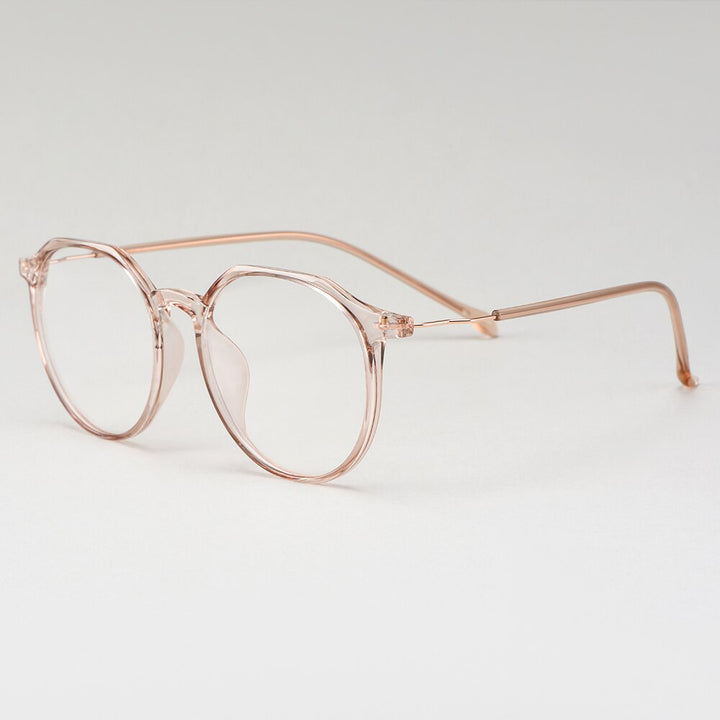 Women's Eyeglasses Ultralight Alloy Tr90 Round M3060 Frame Gmei Optical   