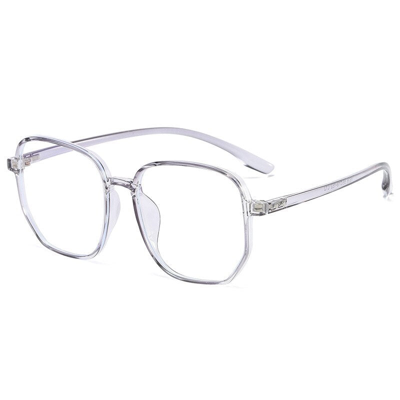 Reven Jate Unisex Eyeglasses Anti Blue Ray Light Blocking Filter 1535 Anti Blue Reven Jate transparent grey  