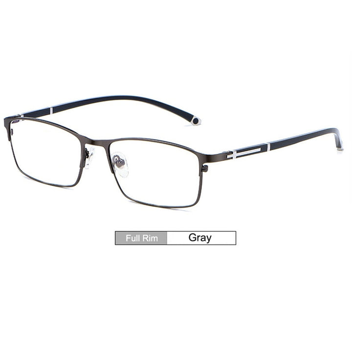 Hotochki Unisex Full/Semi Rim Alloy Frame Eyeglasses P9211 Semi Rim Hotochki FullRim0Gray  