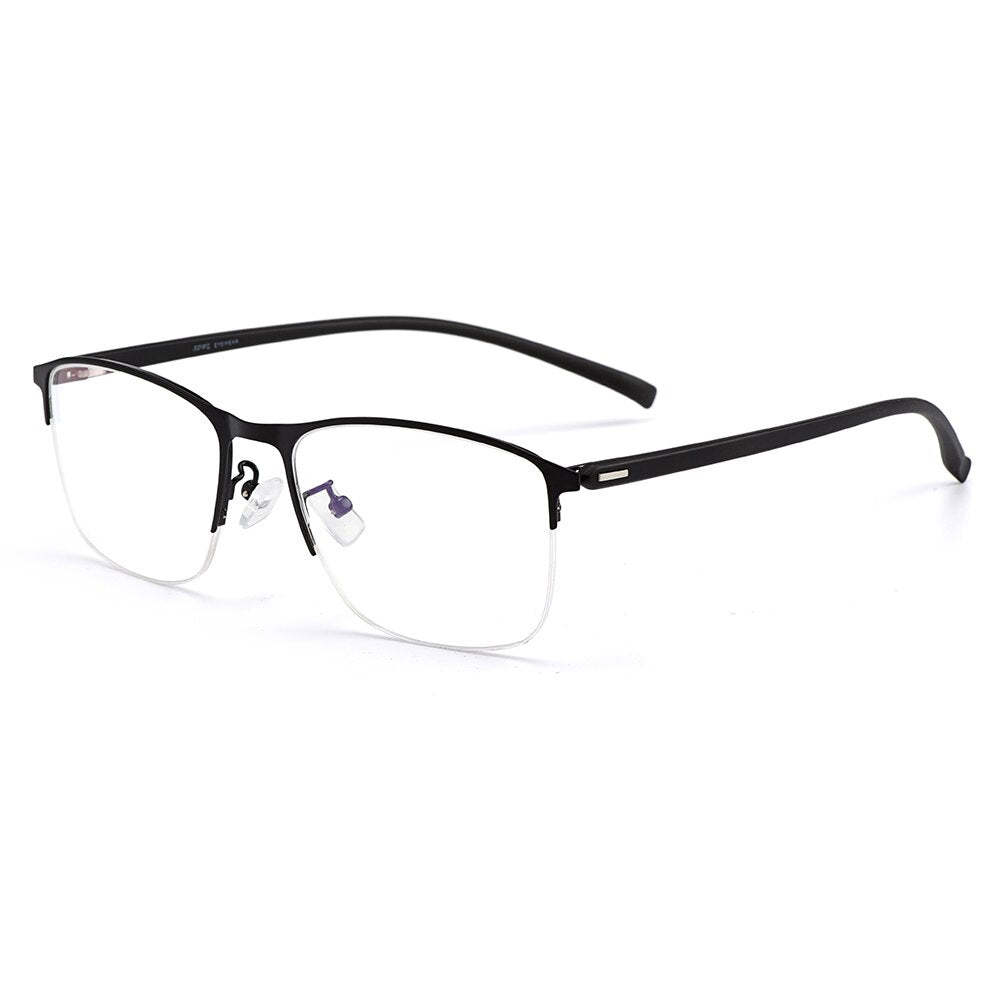 Men's Eyeglasses Ultralight Alloy Tr90 Temples Legs S61005 Frame Gmei Optical   