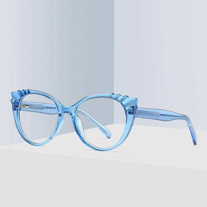 Women's Eyeglasses Tr90 Cp Transparent Frame Oval Frame 2037 Frame Gmei Optical   