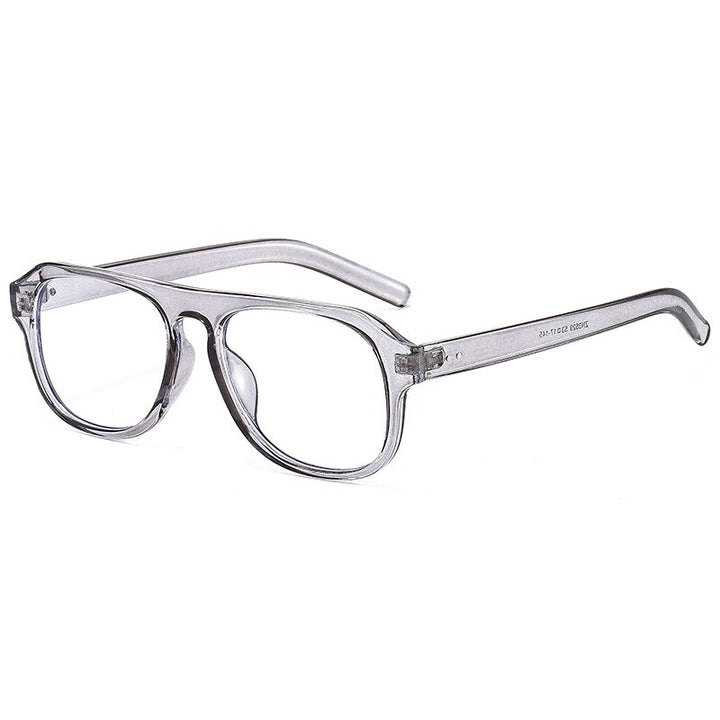 Cubojue Unisex Full Rim Square Tr 90 Titanium Reading Glasses Zn3529 Reading Glasses Cubojue   