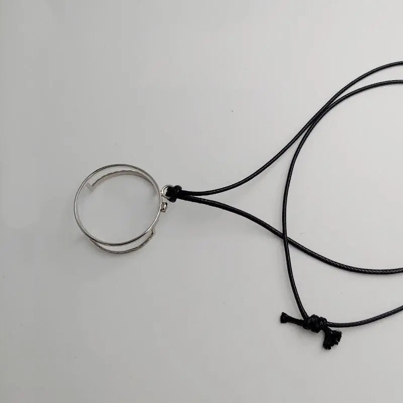 Y046 Set Yujo Unisex Full Rim Round Alloy Y046 Monocle | FuzWeb
