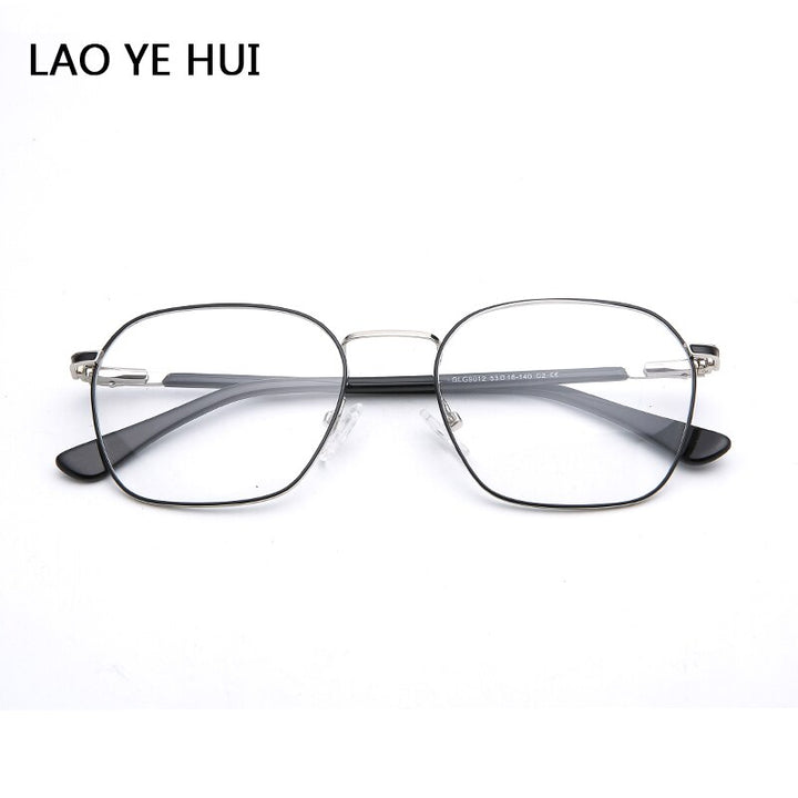 Laoyehui Unisex Eyeglasses Alloy Ultra Light Polygon Frame 9012 Frame Laoyehui c2  