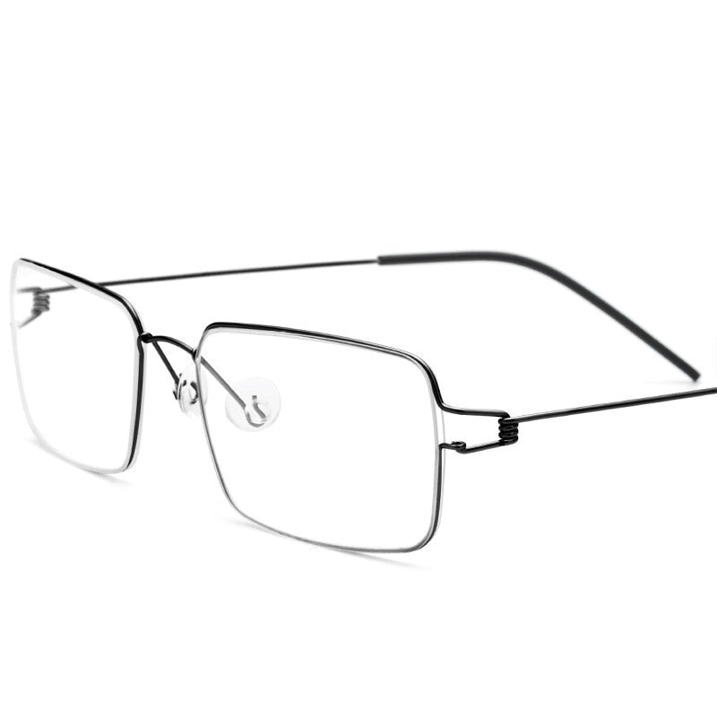 Yimaruili Unisex Full Rim Screwless Titanium Alloy Frame Eyeglasses 28606 Full Rim Yimaruili Eyeglasses   