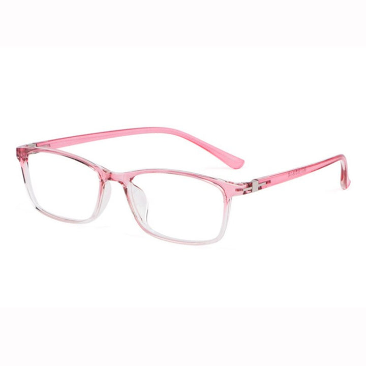 Hotony Women's Full Rim Square Acetate Frame Eyeglasses 6631 Full Rim Hotony Pink  