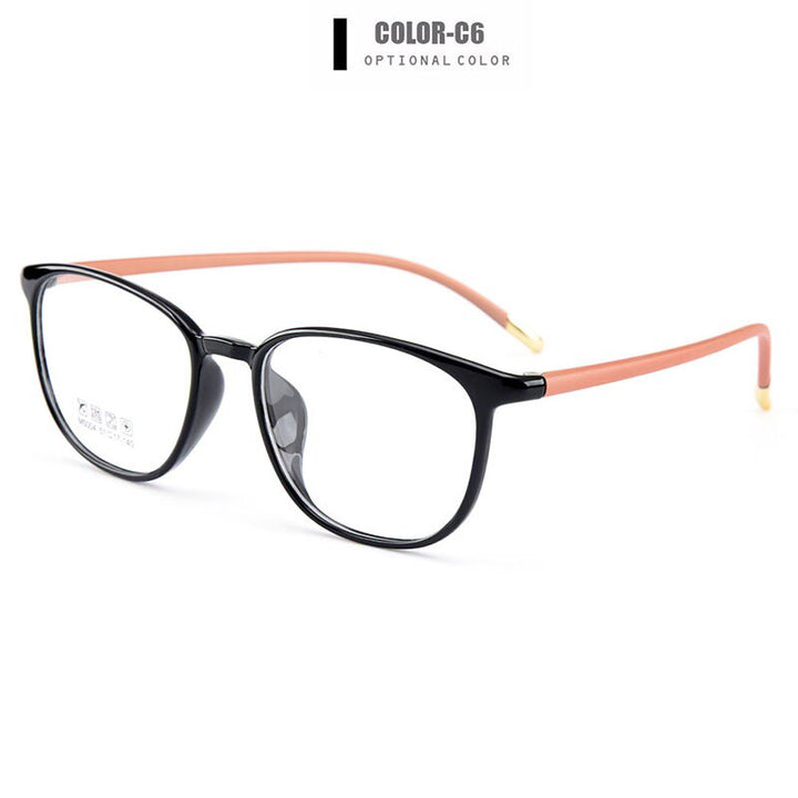 Women's Eyeglasses Ultralight Tr90 Frame Plastic M5004 Frame Gmei Optical C6  
