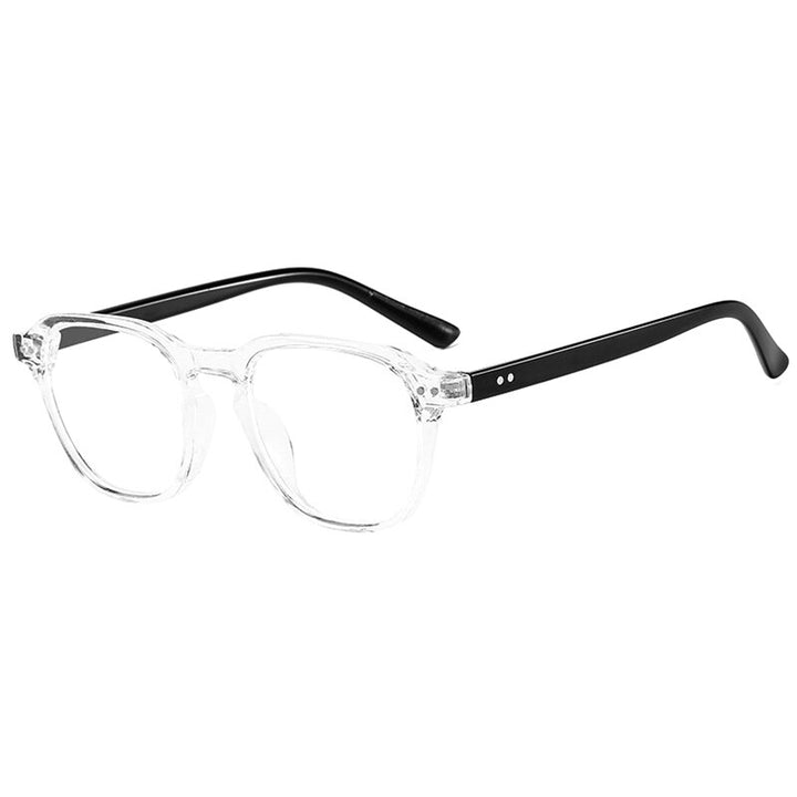 Hotochki Unisex Full Rim Frame Eyeglasses Anti Blue Light 3397 Full Rim Hotochki Transparent  