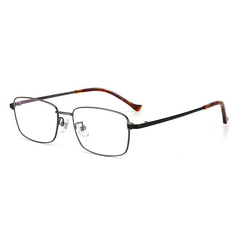 Hotochki Unisex Full Rim Alloy Frame Eyeglasses 0576 Full Rim Hotochki Black Grey  