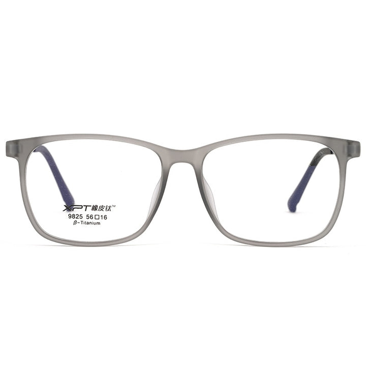 Yimaruli Men's Full Rim Titanium Square Frame Eyeglasses 9825 Full Rim Yimaruili Eyeglasses   