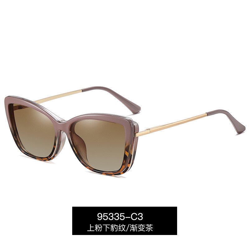 Women's Eyeglasses Polarized Sunglasses Magnetic Clip On 95335 Sunglasses Reven Jate C3  