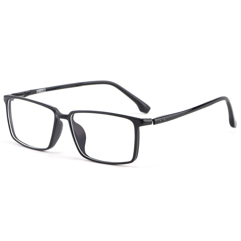 Yimaruili Men's Full Rim Steel Frame Eyeglasses 9810 Full Rim Yimaruili Eyeglasses Black China 
