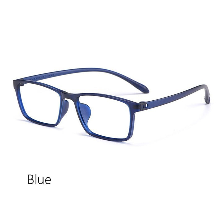 Yimaruili Unisex Eyeglasses Plastic Tr90 X1 Man X2 Woman 7g Frame Yimaruili Eyeglasses MEN Blue  