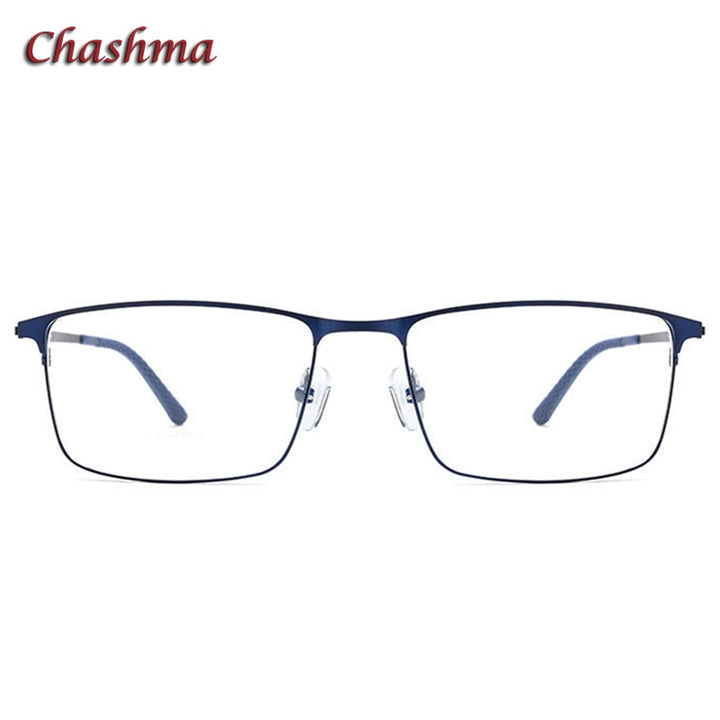 Chashma Ochki Men's Full Rim Square Titanium Alloy Eyeglasses 9847 Full Rim Chashma Ochki   