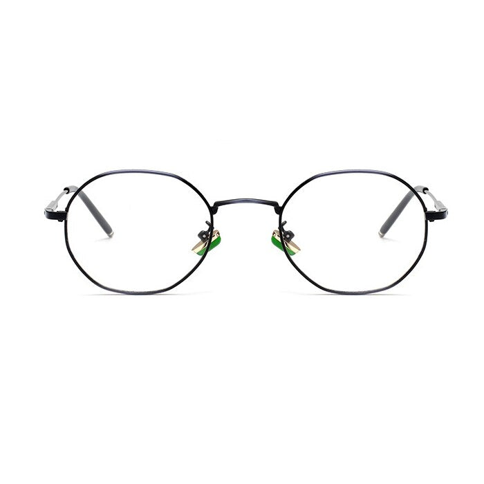 Oveliness Unisex Full Rim Round Alloy Eyeglasses 6170 Full Rim Oveliness bronze blue  